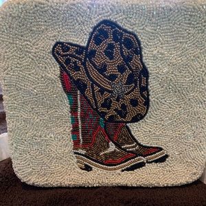 Fully beaded handbag brand new